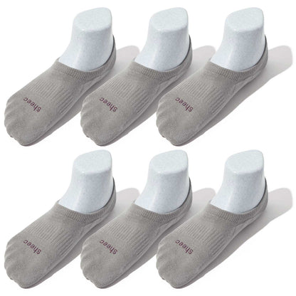 Women's Casual No Show Socks | Super Soft Modal | 6 Pair Bundle Pack Socks / Non-slip Guaranteed