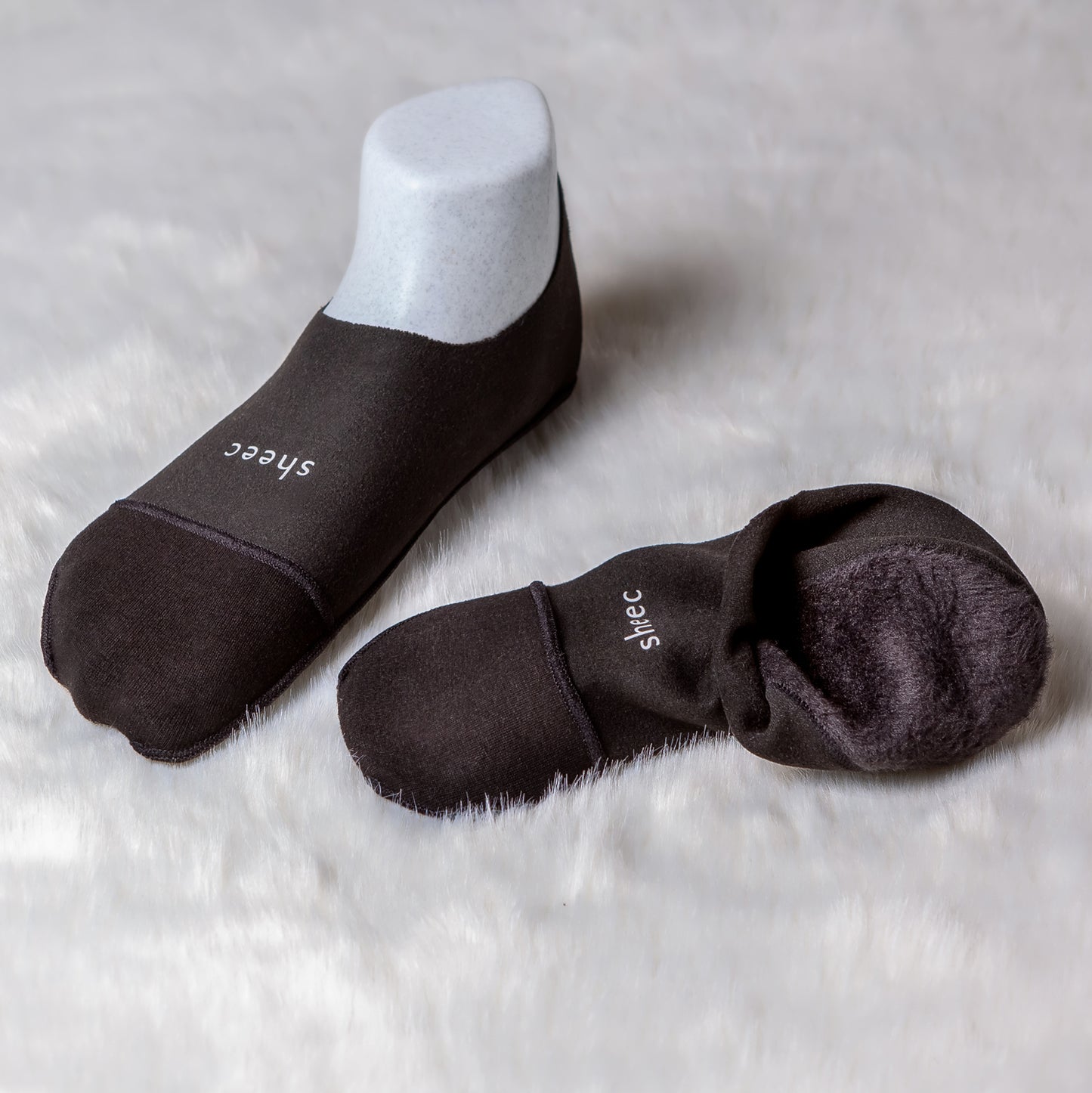 Women's Fleece Lined Socks | No Show | Sheec - Bundle 2Pairs