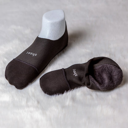 Men's Fleece Lined Socks | No Show | Sheec - Bundle 2Pairs