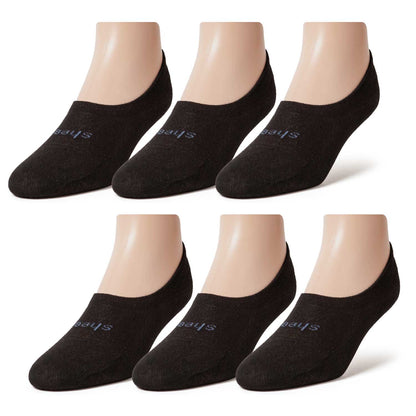 Women's Mid-cut Casual No Show Socks | Super Soft Modal / 6 Pair Bundle Packs | Non-slip Guaranteed