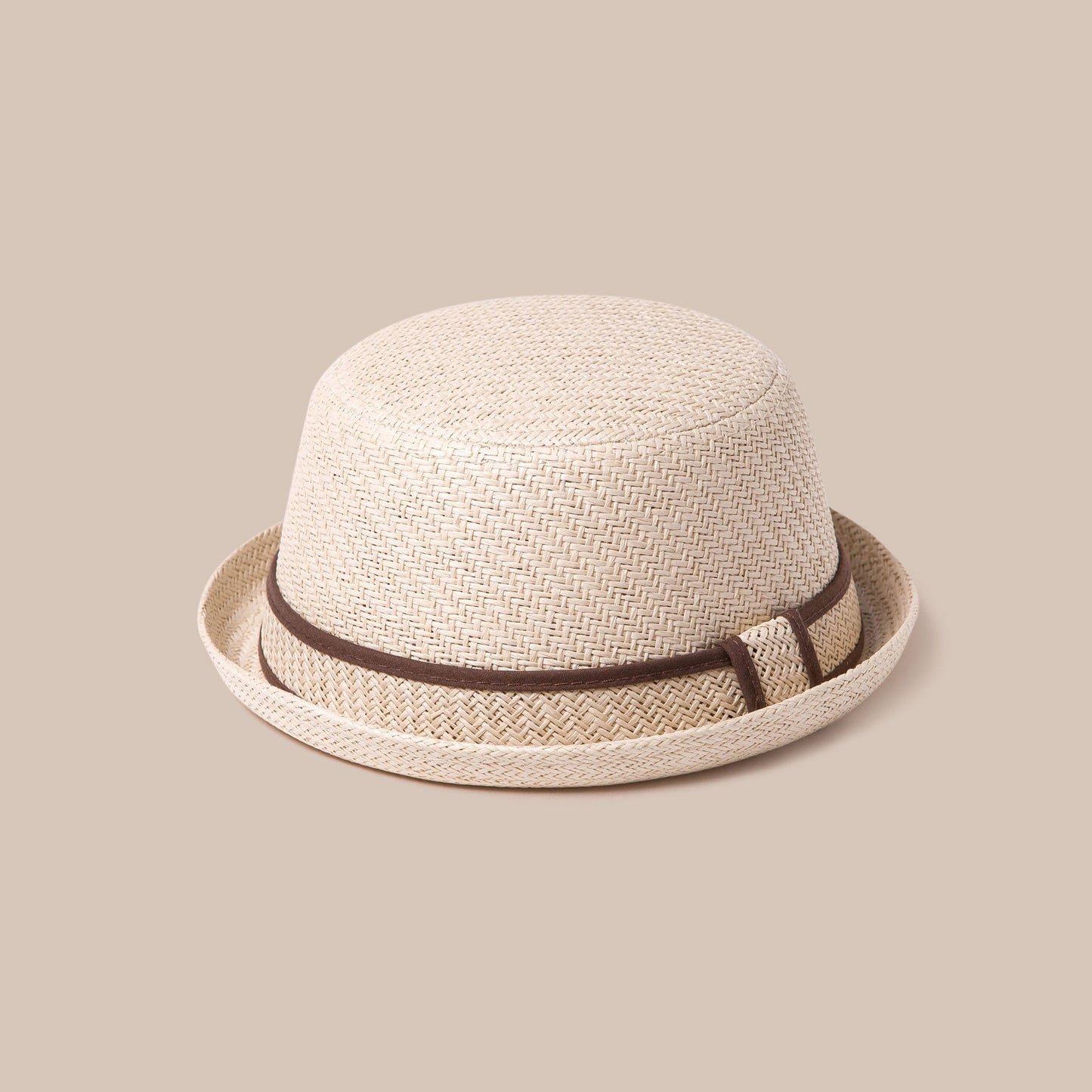 Adjustable Sun Hat Straw Boater Hat White