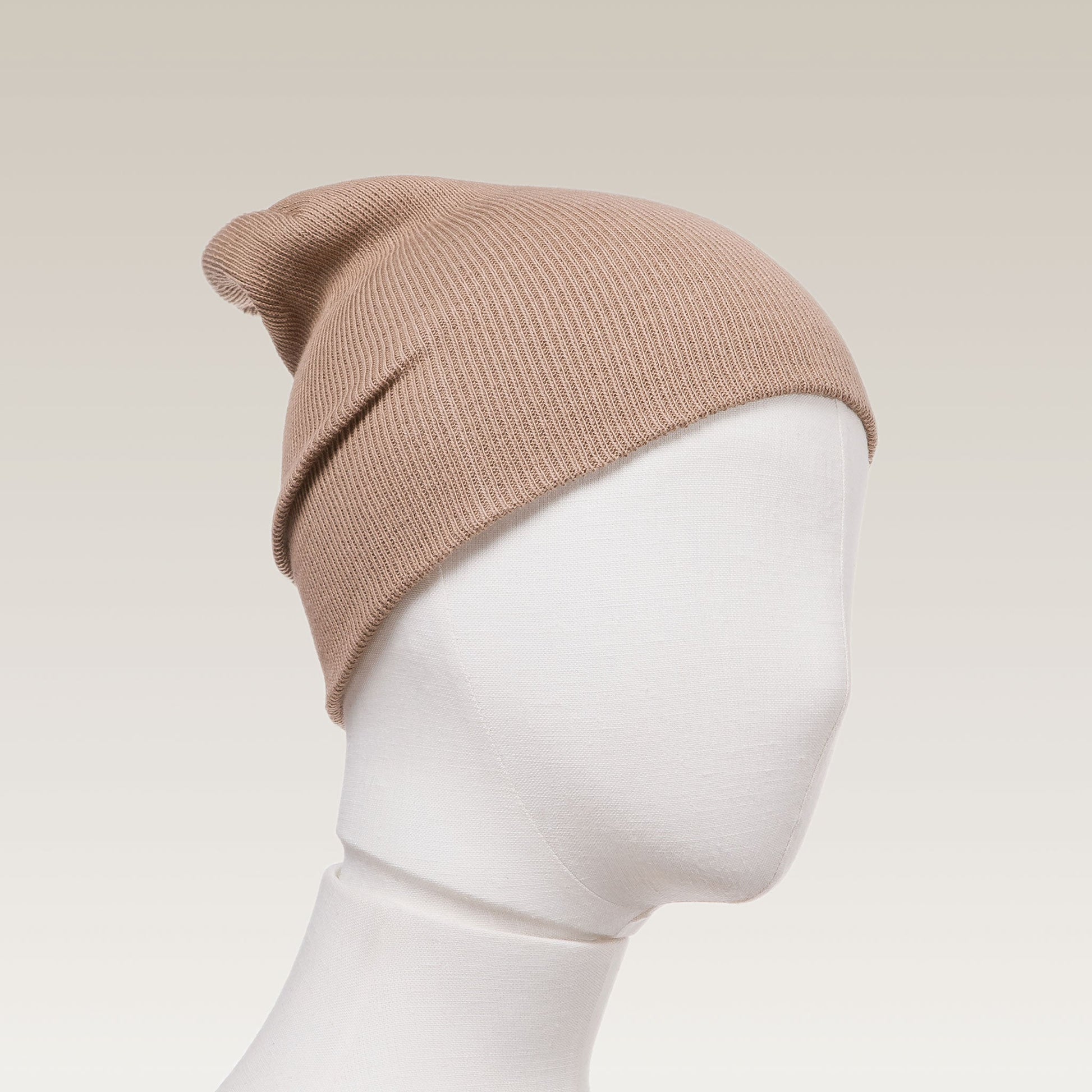 100% combed cotton beanie for toddlers, beanie for boys, beanie for girls, beige