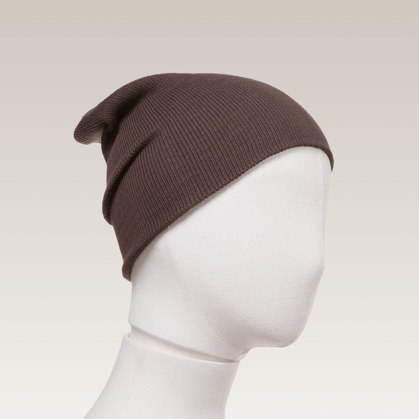 100% combed cotton beanie for toddlers, beanie for boys, beanie for girls, brown