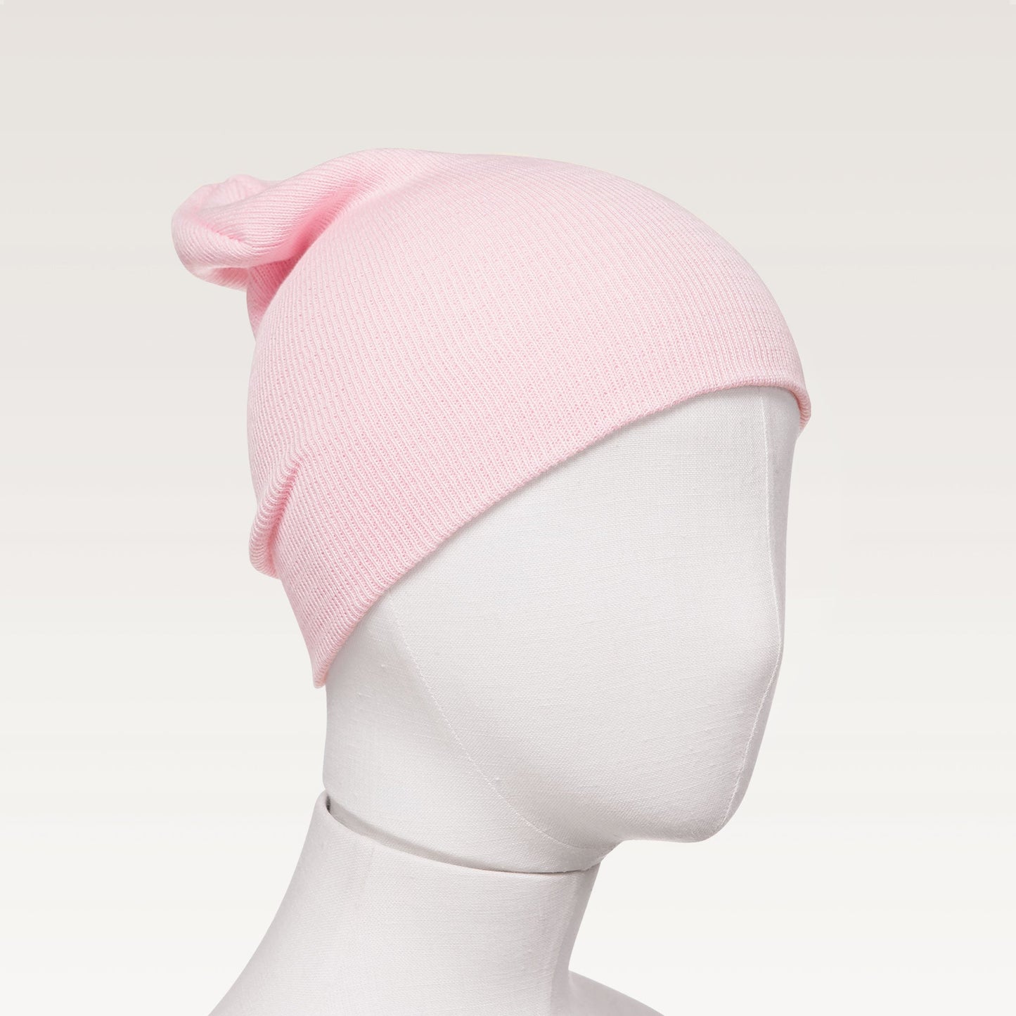 100% combed cotton beanie for toddlers, beanie for boys, beanie for girls, light pink