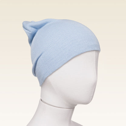 100% combed cotton beanie for toddlers, beanie for boys, beanie for girls,sky blue