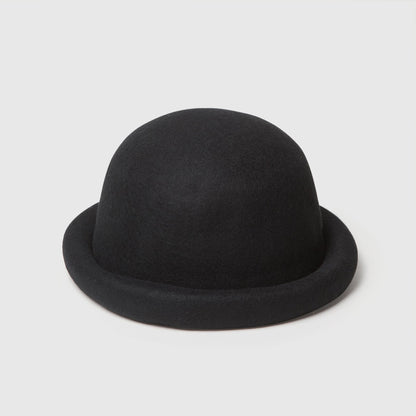 Wool Bell Hat Black
