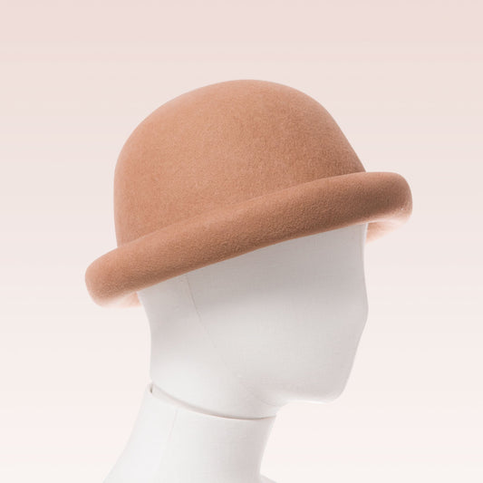 Wool Bell Hat Tan mannequin