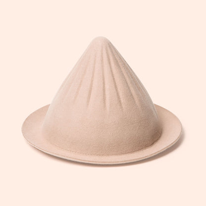Wool Cone Hat Tan