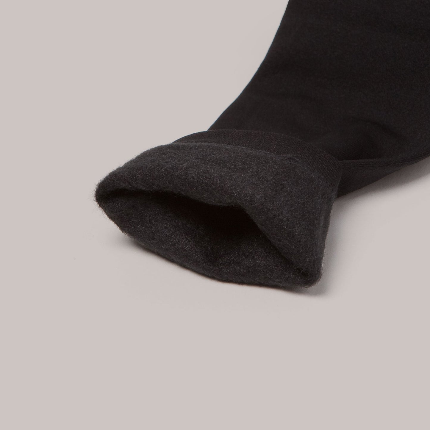 Fleece-lined Leggings (Black) fleece detail