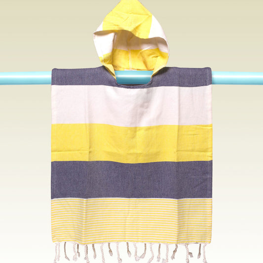 Children's Poncho and Parker Breakers Yellow and Grey