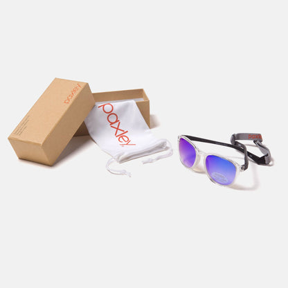 Paxley Sunglasses for Kids Mulholland Crystal & Midnight 0-5 Packaging
