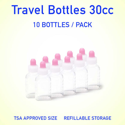 Refillable container bottles 30cc 10 count