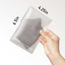 Load image into Gallery viewer, Antibacterial Mask Case - Silver Infused Face Mask Storage Pouch
