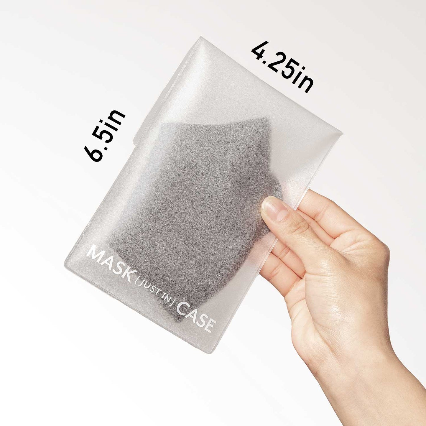 Antibacterial Mask Case - Silver Infused Face Mask Storage Pouch 5 Count